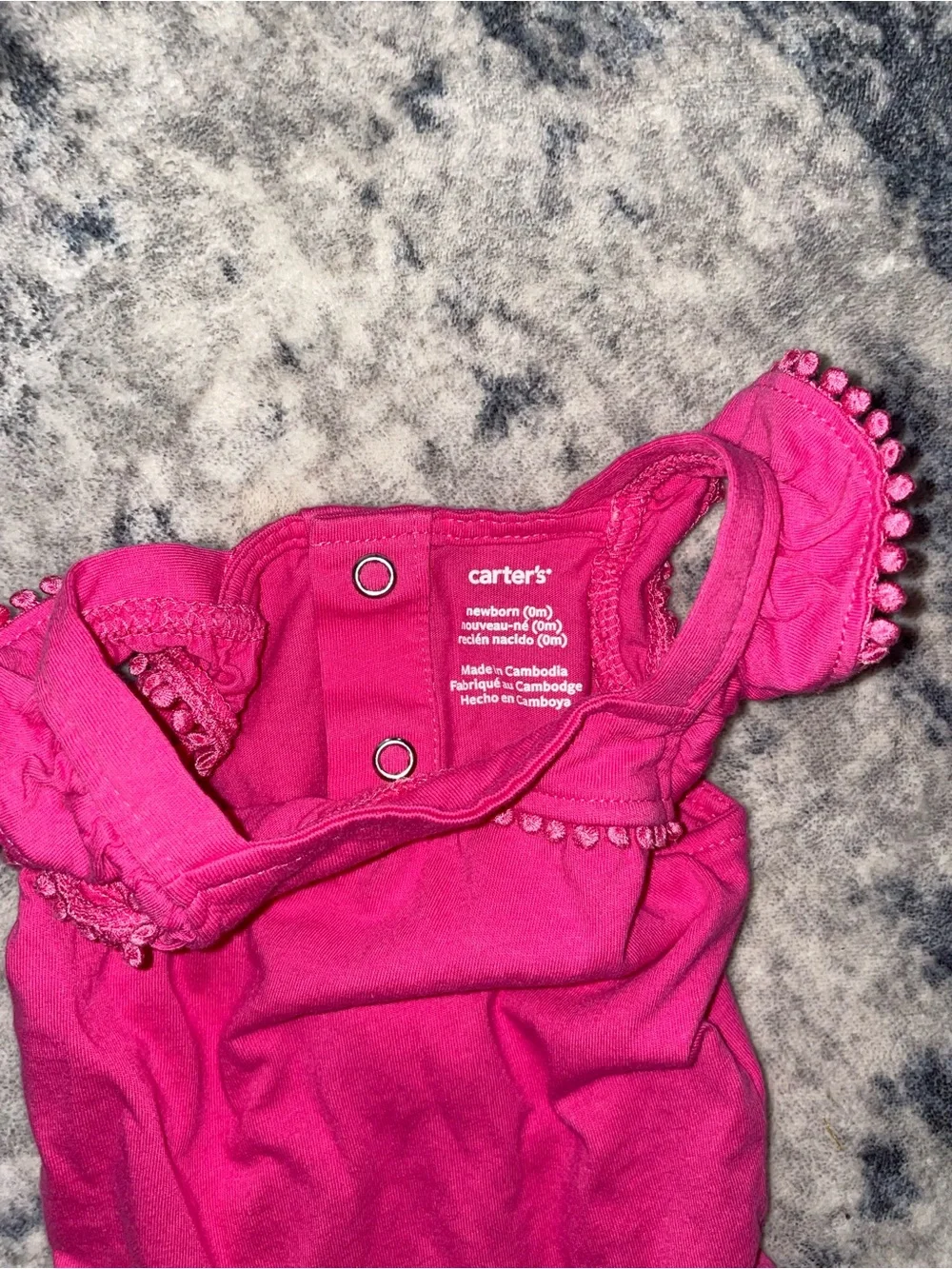 Carters outfit set size newborn